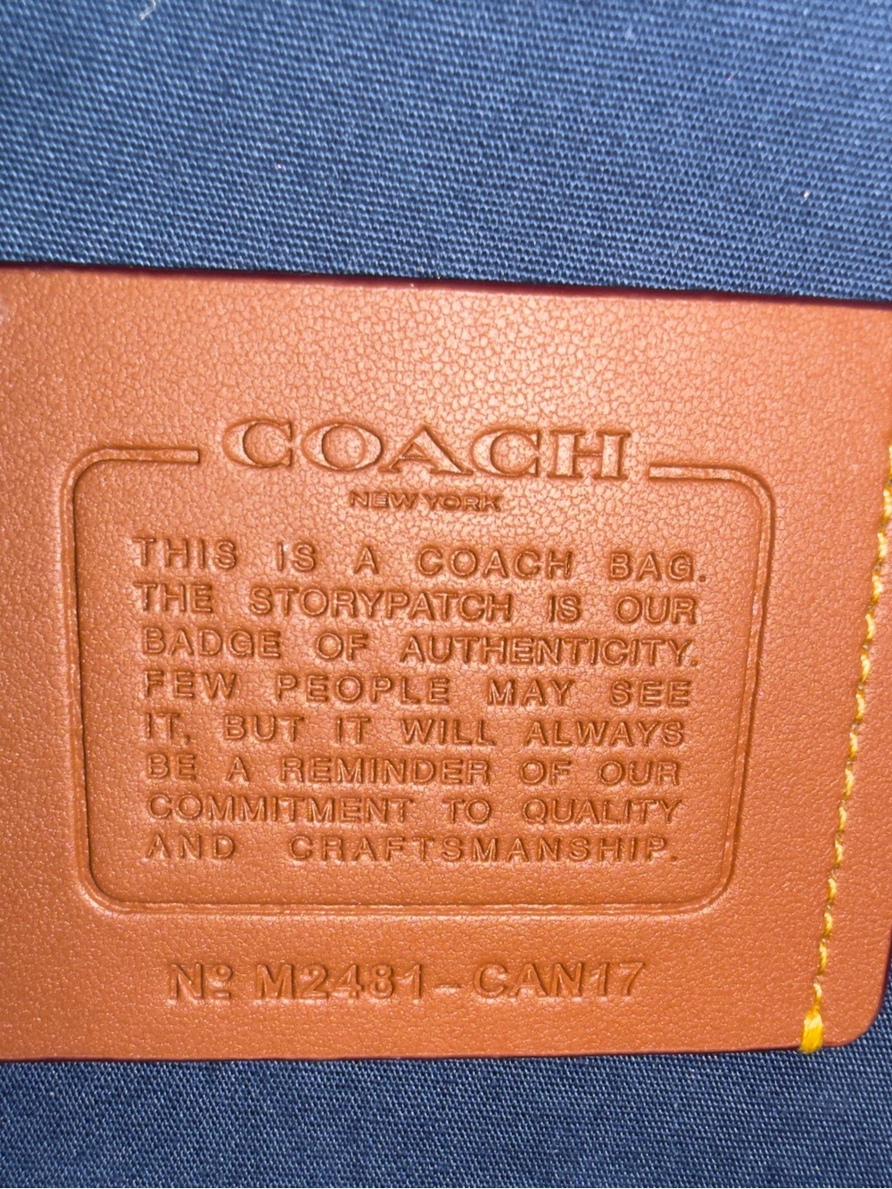 COACH Denim Chain Tabby 30 Shoulder Bag with Gold 'C' Accent & Chunky Gold Chain - Picture 3 of 8